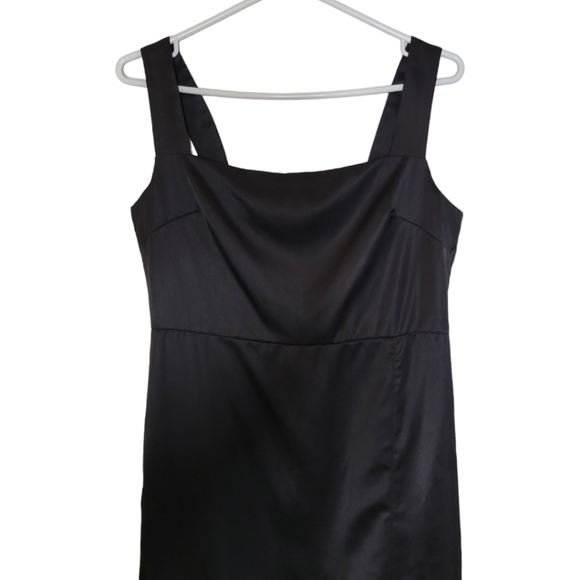 Prim Little Black Dress w Slit Size M - Picture 2 of 7